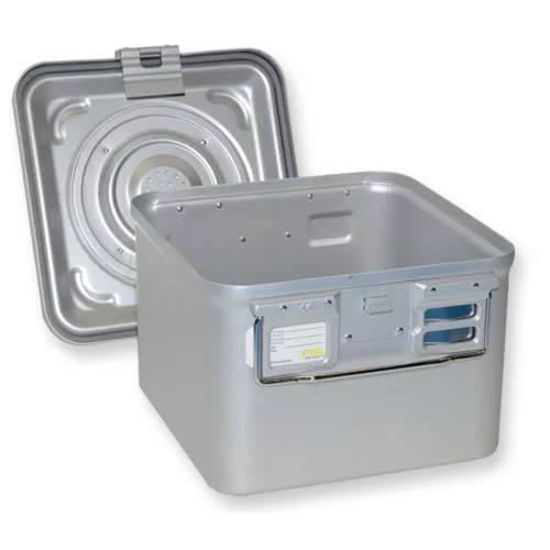 Asepta sterilizáló doboz 28x28x20 cm  szürke Barrier System