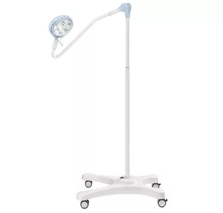 Lámpa orvosi kisműtős SATURNO LED  50.000 lux/1m  mobil állvány akkumulátorral
