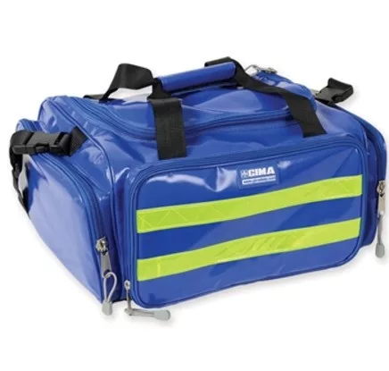 Sürgősségi táska PVC bevonattal HUMAGORE kék 35x45x21 cm