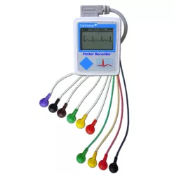   EC12H EKG Holter Rendszer  teljes feltárású, 12 csatornás