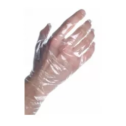 Fólia kesztyű polyetylen 100 db - Méret L/XL