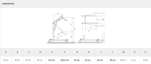 Betegemelő lift elektromos TiMOTION805 akkumulátor