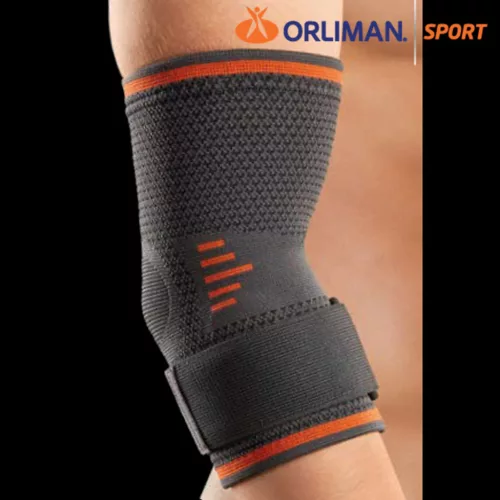ORLIMAN SPORT elasztikus könyökszorító gél padokkal  PREMIUM