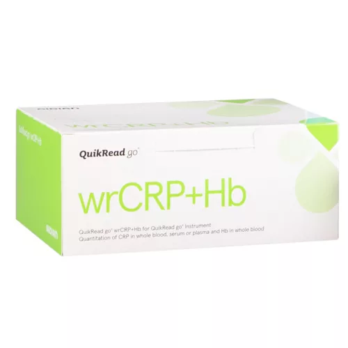 QuikRead go wrCRP+Hb, 50 teszt kapillárisokkal és dugattyúkkal