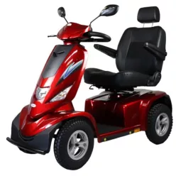 Mozgássérült scooter ST6  18 km/h - szín piros