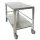 Rozsdamentes műszer asztal 2 polcos  120 x 65 x h 95 cm