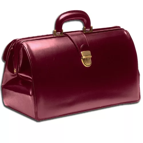 Táska orvosi bőr SUPERTEXAS 42x20xh 23 cm - Méret mogyoró