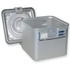 Asepta doboz 28x28x26 cm szürke Barrier System