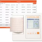 CARDIOLINE 100L Basic hordozható EKG készülék 5' szines kijelző