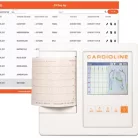 + CARDIOLINE EKG 100L FULL ( GLASGOW + EasyApp 5' szines kijelző