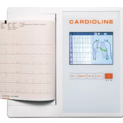   CARDIOLINE EKG 100L FULL ( GLASGOW + EasyApp ) 7' szines kijelző