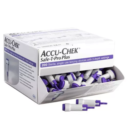 AccuChek SafeTPro Plus 200x egyszerhasználatos ujjbegyszúró