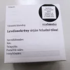 Széklettartály postai rendszer, 2 részes