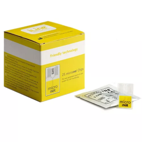 MicroINR® INR szint mérő készülék szett - Termék INR teszt 25db