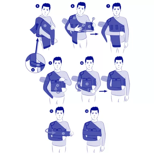ImmoVest3 vállizület rögzítő mellény - Méret 2-es