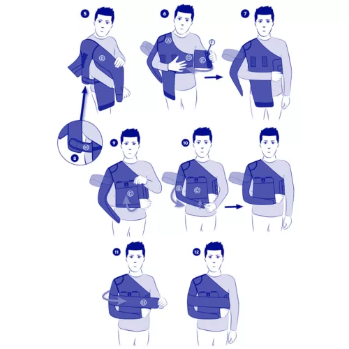 ImmoVest3 vállizület rögzítő mellény - Méret 4-es