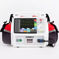   Defibrillátor monitor RESCUE LIFE9 - Termék fali tartó mentőbe