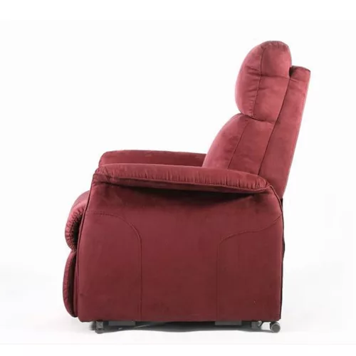 ARIANNA burgundy betegállitó és fektető fotel  1 motoros