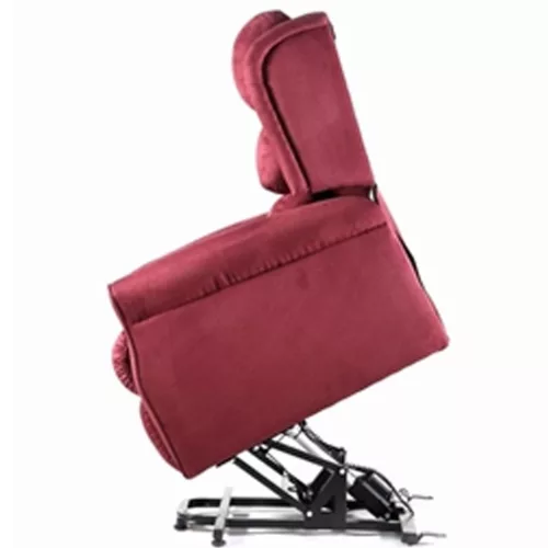 GINEVRA burgundy betegállitó és fektető fotel  2 motoros