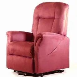 FLAVIA burgundy állítófektető fotel 2  motoros