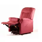FLAVIA burgundy állítófektető fotel 2  motoros