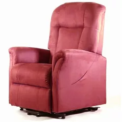  FLAVIA burgundy állítófektető fotel 2  motoros / lángálló