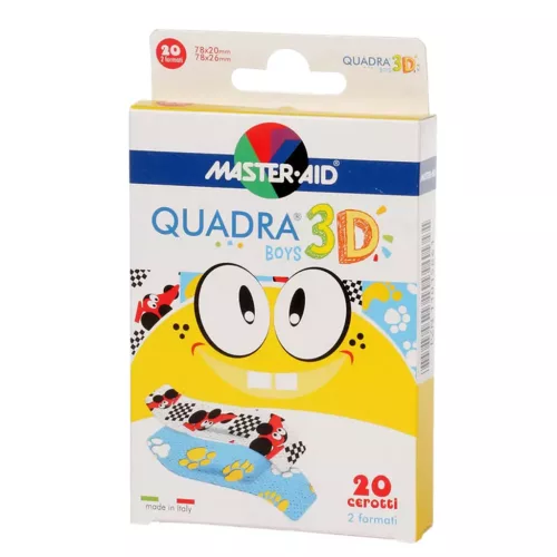 MA Quadra med ragtapasz 3D fiú 20dbos