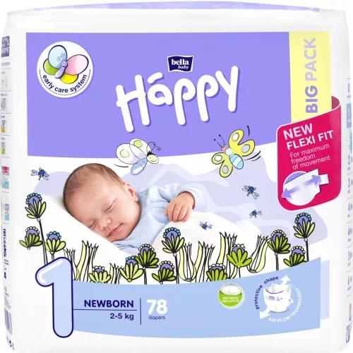 Bella Baby Happy NEWBORN 25 KG gyerek pelenka 82db