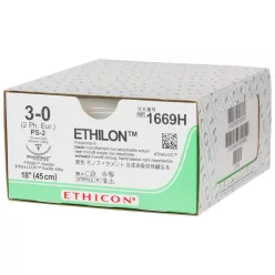   ETHICON ETHILON MONOFILAMENT varróanyag fonál 3/0 tű 19 mm 36db