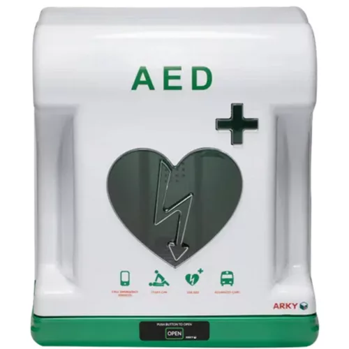 ARKY Core Classic defibrillátor fali kabin  kültéri  riasztóval  fűtéssel
