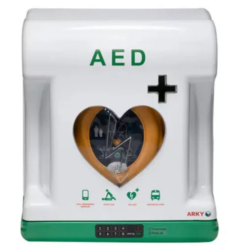 ARKY Core Classic defibrillátor fali kabin  kültéri  riasztóval  fűtéssel  zárral