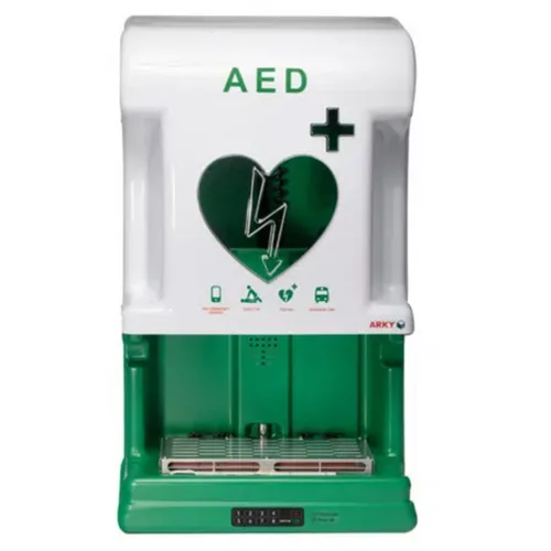 ARKY Core Classic defibrillátor fali kabin  kültéri  riasztóval  fűtéssel  zárral