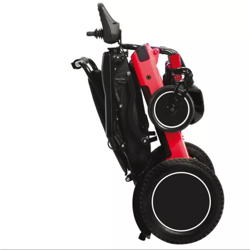 MOBILITY 850 mozgássérült elektromos kerekesszék  joystikkal – piros