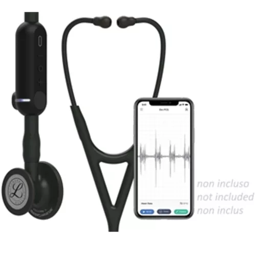 LITTMANN CORE elektromos fonendoscop – fekete - Szín black - mirror finish