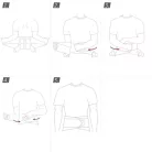 ACTIMOVE LUMBAR SACRAL DERÉKTÁMASZTÓ ÖV, nyomópárnával - Méret 2XL-es