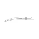 AESCULAP MAYO TC DUROTIP keskeny olló  hajlított  Tompa/Tompa  17 cm  BC243R