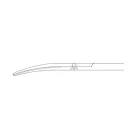 AESCULAP METZENBAUM TC DUROTIP olló  hajlított  Tompa/Tompa  14.5 cm  BC261R
