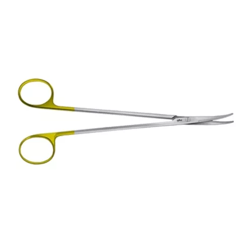 AESCULAP METZENBAUM TC DUROTIP keskeny olló  hajlított  Tompa/Tompa  18 cm  BC271R