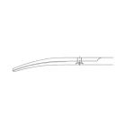 AESCULAP METZENBAUM TC DUROTIP keskeny olló  hajlított  Tompa/Tompa  18 cm  BC271R