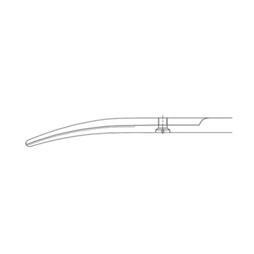 AESCULAP METZENBAUM TC DUROTIP keskeny olló  hajlított  Tompa/Tompa  18 cm  BC271R