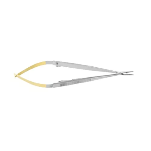 AESCULAP CASTROVIEJO TC DUROGRIP tűfogó  egyenes  0.2/14.5 cm  BM002R