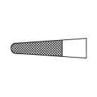 AESCULAP CASTROVIEJO TC DUROGRIP tűfogó  egyenes  0.4/18 cm  BM003R