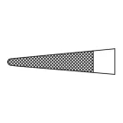 AESCULAP BABYCRILEWOOD TC DUROGRIP tűfogó  egyenes  15 cm  BM013R
