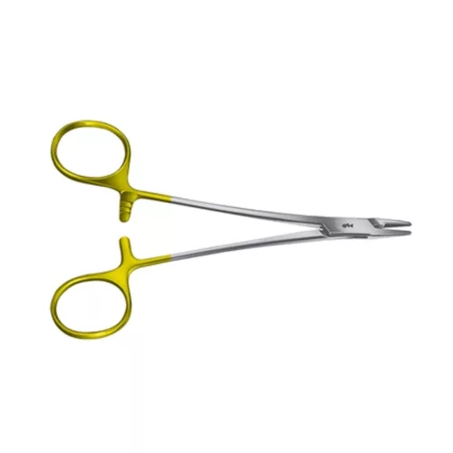 AESCULAP BABYCRILEWOOD TC DUROGRIP tűfogó  egyenes  14.5 cm  BM016R