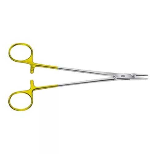 AESCULAP HEGARMAYO TC DUROGRIP tűfogó  egyenes  18.5 cm  BM066R
