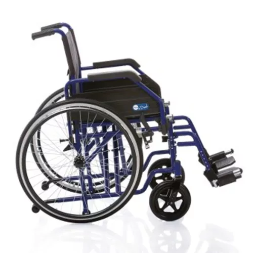 Kerekesszék DUAL  gyorskioldású aluminium kerekekkel 150kgig - Ülésszélesség 46-cm