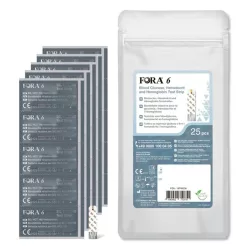 FORA 6hoz  3in1 tesztcsík (vc,Hg,HTC) 25pcs