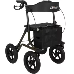   DRIVE TORRO ACTIVO kültéri rollátor 150 kgig - Méret kapri kék/tömör kerékkel