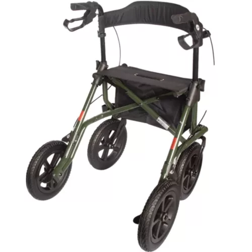 DRIVE TORRO ACTIVO kültéri rollátor 150 kgig - Méret kapri kék/tömör kerékkel