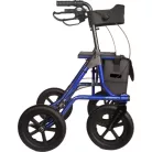 DRIVE TORRO ACTIVO kültéri rollátor 150 kgig - Méret kapri kék/tömör kerékkel